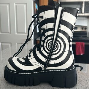 Dollskill swirl rave boot! Brand new in box and wrapping.